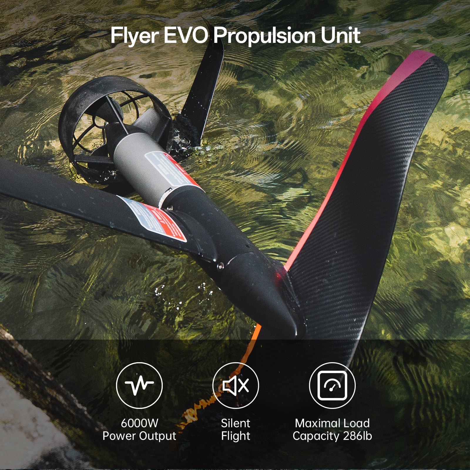 Waydoo Flyer EVO Max Plus: Stable 130L eFoil for Beginners